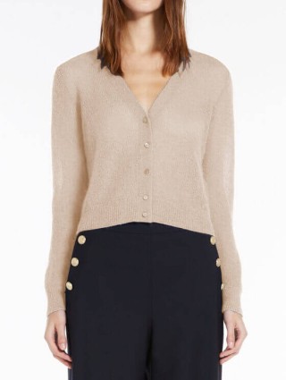 Кремовий кардиган MAX MARA : фото 1 - Invogue
