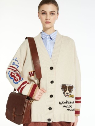 Бежевий кардиган WEEKEND MAX MARA : фото 3 - Invogue