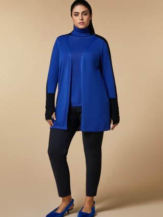 Синій кардиган MARINA RINALDI : фото 4 - Invogue