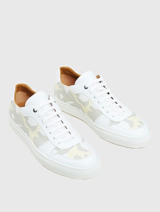 Белые кеды BOSS: фото 2 - Invogue