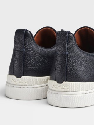 Сині кеди ZEGNA : фото 3 - Invogue