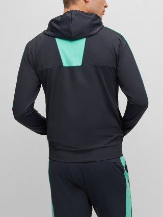 Темно-синя кофта BOSS : фото 3 - Invogue