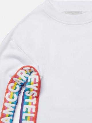 Білі кофта, брюки STELLA MCCARTNEY KIDS : фото 3 - Invogue