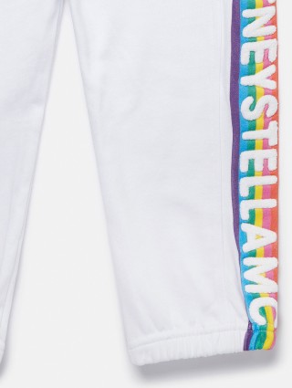 Білі кофта, брюки STELLA MCCARTNEY KIDS : фото 6 - Invogue