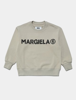 Бежевая кофта MM6 MAISON MARGIELA KIDS: фото - Invogue