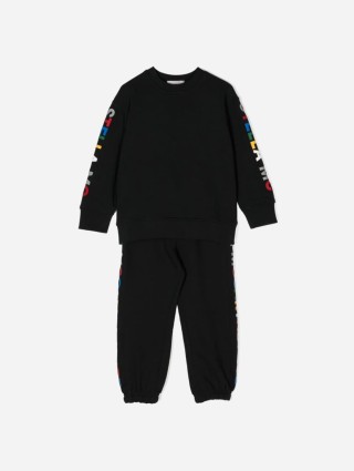 Чорний костюм STELLA MCCARTNEY з логотипом: фото - Invogue