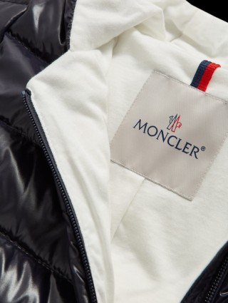 Синій комбінезон indro MONCLER ENFANT: фото 2 - Invogue