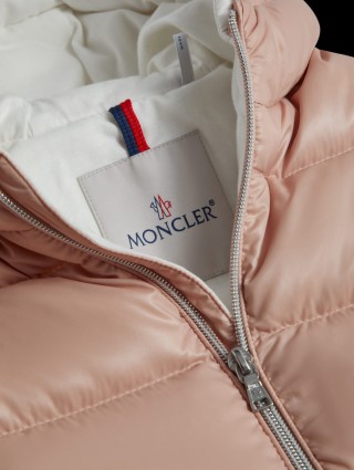 Рожевий комбінезон samian MONCLER ENFANT: фото 3 - Invogue