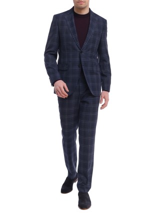 Тёмно-синий костюм BOSS: фото 1 - Invogue