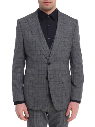 Серый костюм BOSS: фото 1 - Invogue