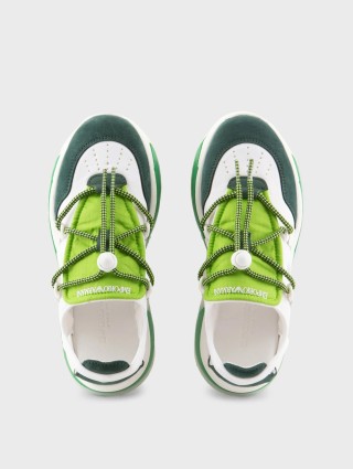 Різнокольорові кросівки EMPORIO ARMANI KIDS: фото 4 - Invogue