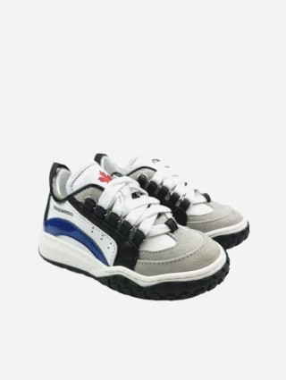 Різнокольорові кросівки DSQUARED KID на шнурівці: фото 1 - Invogue