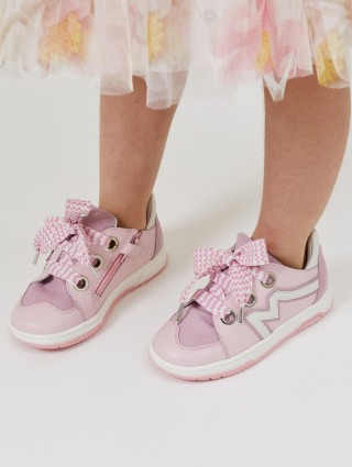 Рожеві кросівки MONNALISA : фото 1 - Invogue
