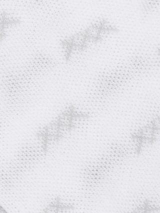 Білі спортивні шкарпетки Zegna вкороченого крою в принт: фото 2 - Invogue