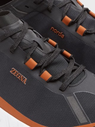 Коричневі кросівки ZEGNA : фото 3 - Invogue