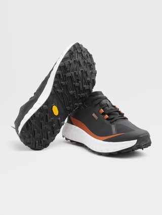 Коричневі кросівки ZEGNA : фото 2 - Invogue