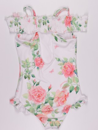 Белый купальник MONNALISA: фото 1 - Invogue