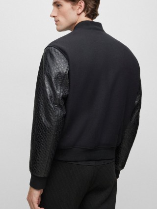 Чорна куртка BOSS : фото 2 - Invogue