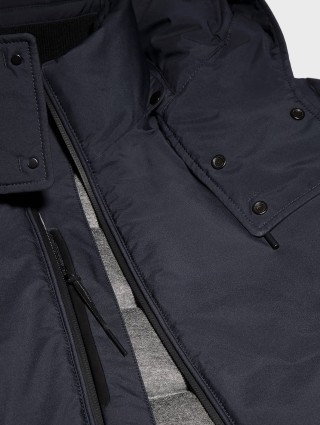 Темно-синя куртка ZEGNA зі знімним капюшоном: фото 3 - Invogue