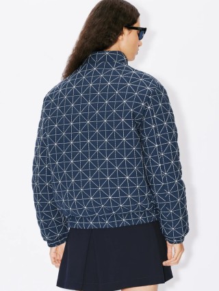 Темно-синий пуховик KENZO: фото 2 - Invogue