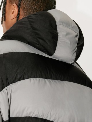 Парка KENZO з капюшоном з двокольоровим візернуком: фото 5 - Invogue