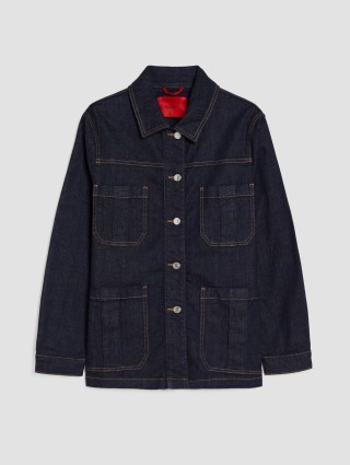 Темно-синя джинсова куртка MAX&CO: фото - Invogue