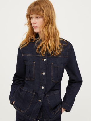 Темно-синя джинсова куртка MAX&CO: фото 1 - Invogue