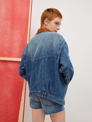 Темно-синя куртка MAX&CO : фото 2 - Invogue