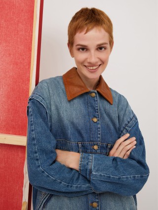 Темно-синя куртка MAX&CO : фото 3 - Invogue