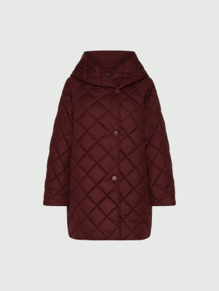 Бордовая куртка MARELLA стеганая: фото - Invogue