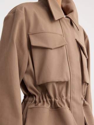 Бежевая куртка Róhe из хлопка: фото 6 - Invogue