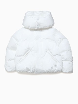 Біла куртка MM6 MAISON MARGIELA KIDS: фото - Invogue