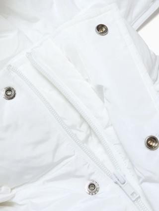 Біла куртка MM6 MAISON MARGIELA KIDS: фото 2 - Invogue