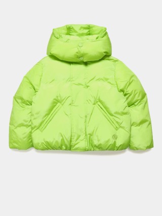 Зелена куртка MM6 MAISON MARGIELA KIDS: фото - Invogue