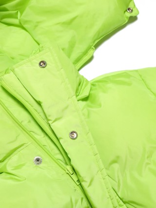 Зелена куртка MM6 MAISON MARGIELA KIDS: фото 4 - Invogue