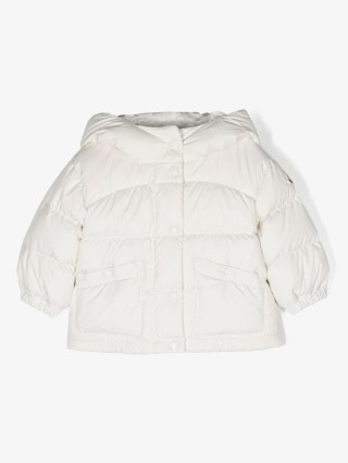 Бежевая куртка MONCLER ENFANT: фото - Invogue