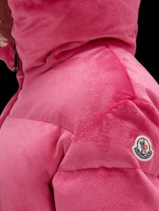 Рожева куртка MONCLER ENFANT: фото 3 - Invogue