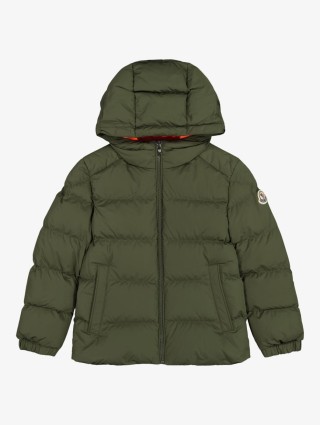 Зеленая куртка MONCLER ENFANT: фото - Invogue