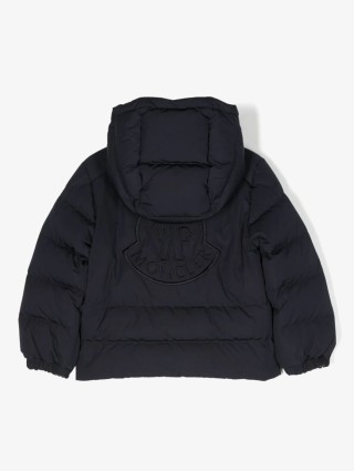 Синяя курткаMONCLER ENFANT: фото 1 - Invogue