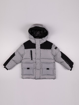 Серая куртка IL GUFO: фото - Invogue