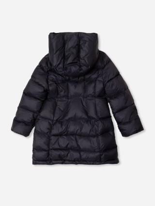 Чорна куртка DOLCE&GABBANA з логотипом та знімним капюшоном: фото 1 - Invogue