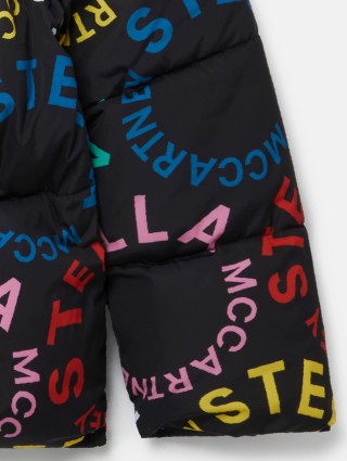 Черная куртка STELLA MCCARTNEY с принтом: фото 3 - Invogue