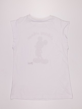 Белая майка MONNALISA: фото 1 - Invogue