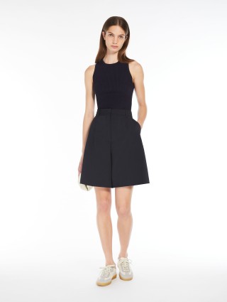 Тёмно-синяя майка WEEKEND MAX MARA: фото 4 - Invogue