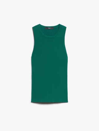 Зелена майка Weekend у рубчик: фото - Invogue