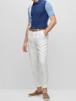 Бежеві мокасини BOSS : фото 4 - Invogue