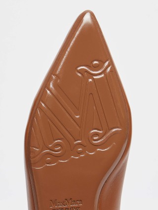 Коричневі мюлі MAX MARA : фото 4 - Invogue