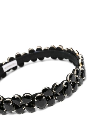 Чорний обруч MONNALISA з перлами та стразами: фото 1 - Invogue