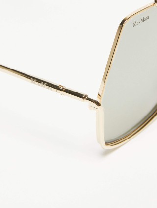 Тёмно-серые очки MAX MARA: фото 2 - Invogue