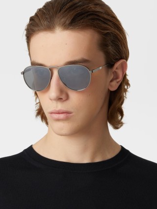 Срібні окуляри ZEGNA : фото 1 - Invogue